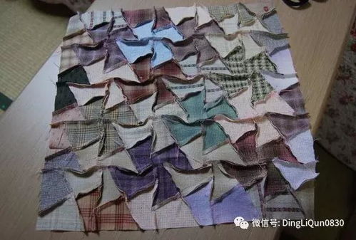 拼布教程 帶風(fēng)車圖案的包包制作流程圖